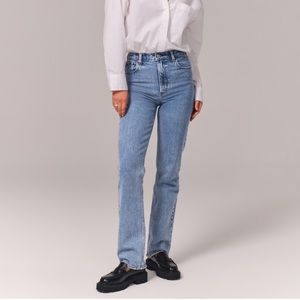 ABERCROMBIE the 90s Straight Ultra High Rise Jeans